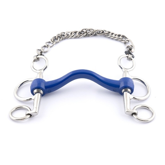 PELHAM  IN RESINA CON PONTE JUMP'IN Filetti ad Anelli 